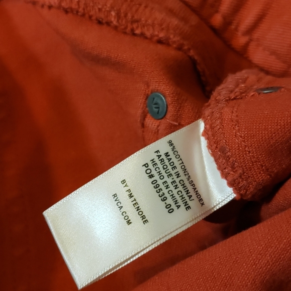 RVCA Distressed red skinny jeans - Picture 8 of 8